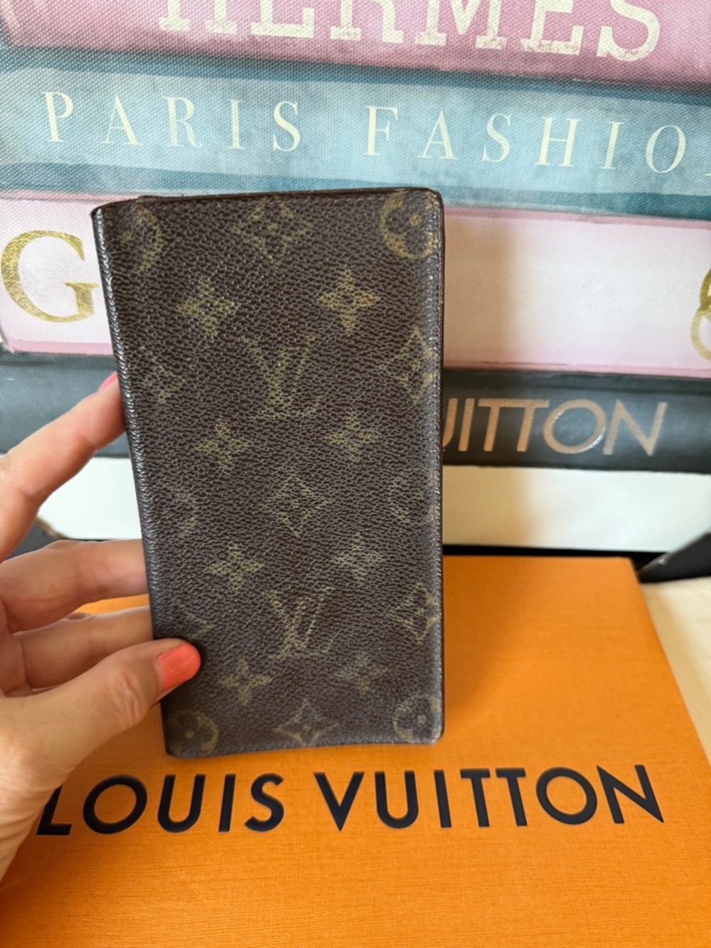 Louis Vuitton Vintage Monogram Long Wallet Checkbook Card Holder